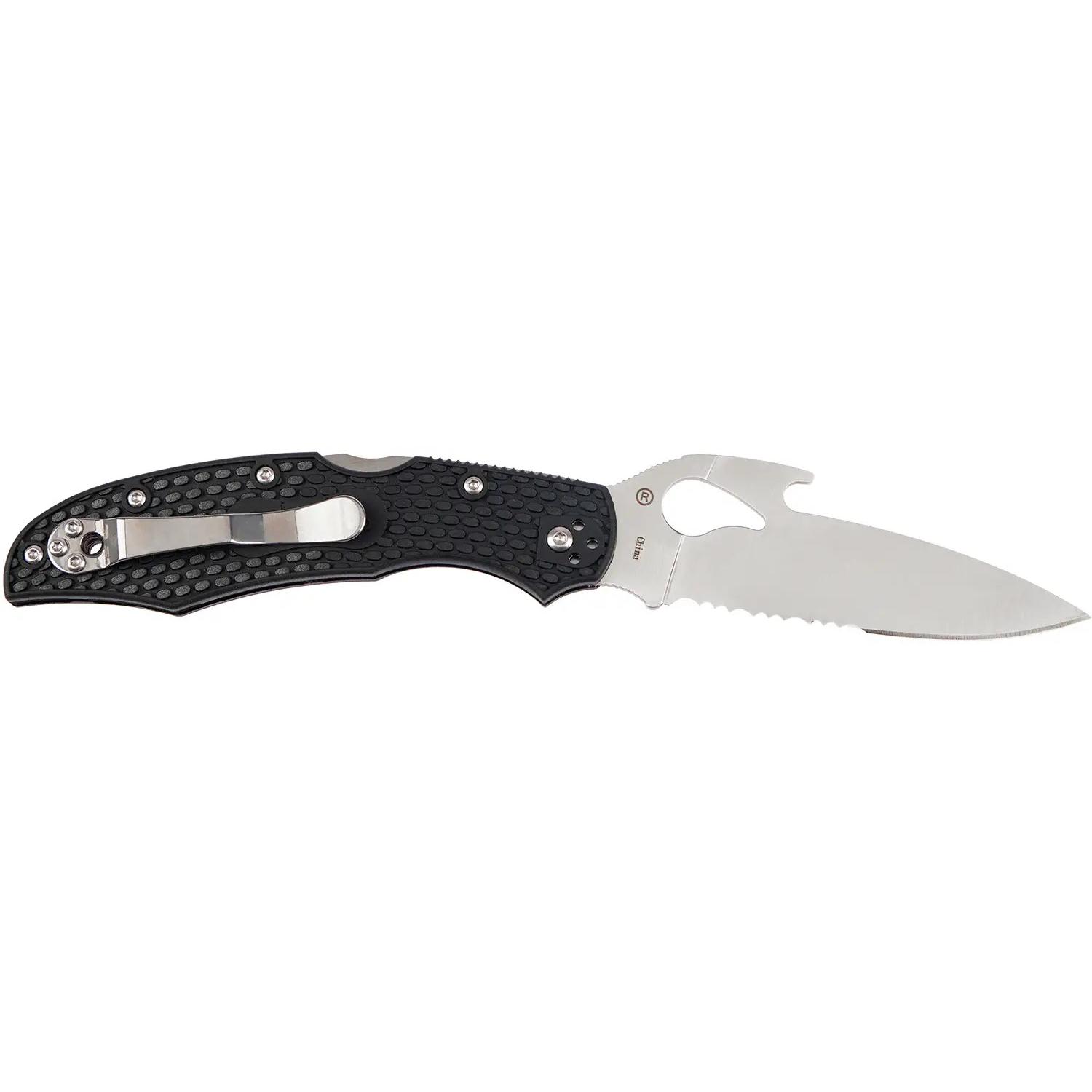 Нож Spyderco Byrd Cara Cara 2 Half Serrated BY03PSBK2W 87.13.85 - фото 2