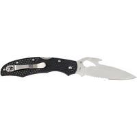 Нож Spyderco Byrd Cara Cara 2 Half Serrated BY03PSBK2W 87.13.85 - фото 2