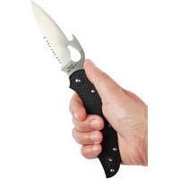 Нож Spyderco Byrd Cara Cara 2 Half Serrated BY03PSBK2W 87.13.85 - фото 5