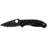 Нож Spyderco Tenacious Black Blade Lightweight C122SBBK 87.13.94 - фото 1
