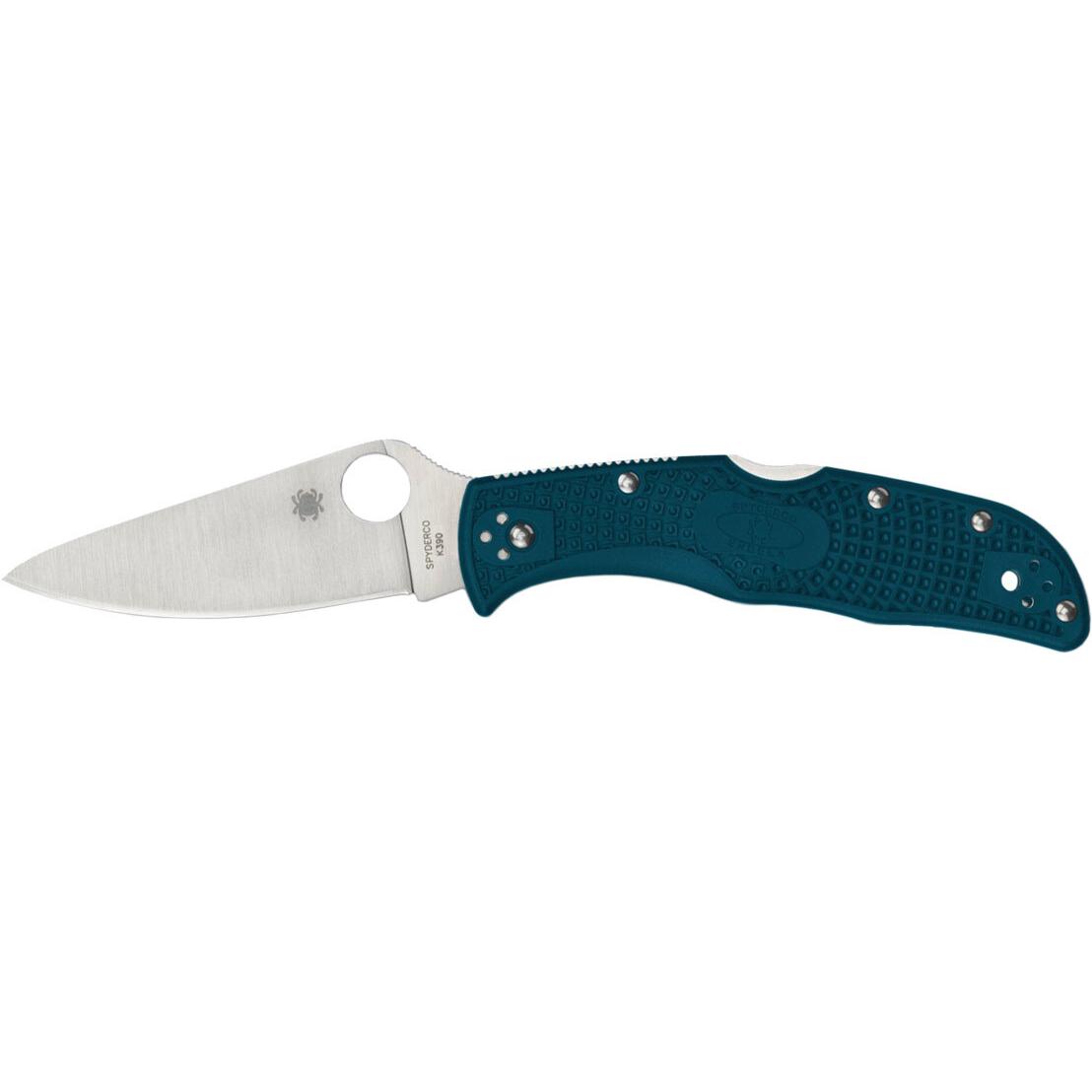 Нож Spyderco Endela Blue Plain C243FPK390 87.14.52 - фото 1