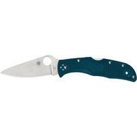 Нож Spyderco Endela Blue Plain C243FPK390 87.14.52 - фото 1