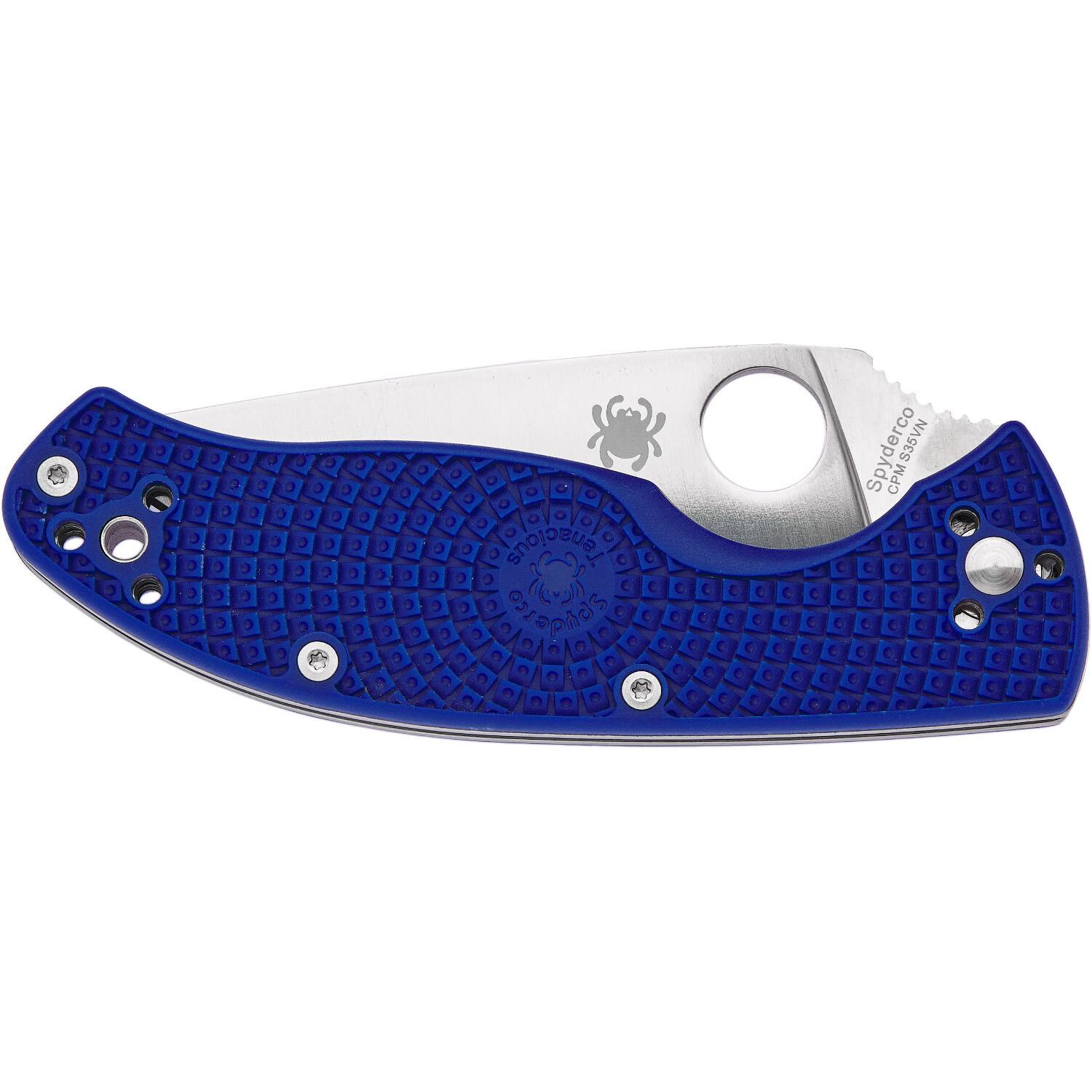 Нож Spyderco Tenacious S35VN blue C122PBL 87.14.72 - фото 3