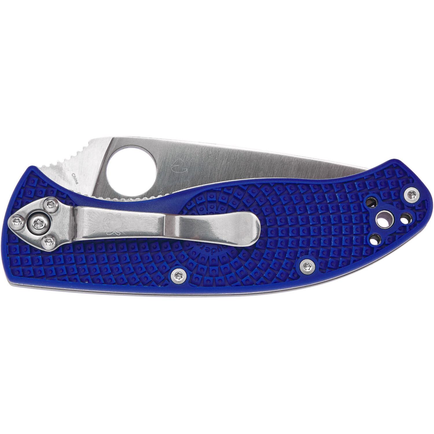 Нож Spyderco Tenacious S35VN blue C122PBL 87.14.72 - фото 4