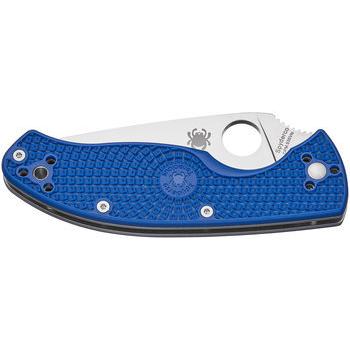 Фото Нож Spyderco Tenacious blue полусеррейтор C122PSBL 87.14.81