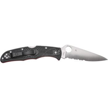 Фото Нож Spyderco Endura 4 Thin Red Line полусеррейтор C10FPSBKRD 87.14.88
