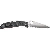 Нож Spyderco Endura 4 Thin Red Line полусеррейтор C10FPSBKRD 87.14.88 - фото 2