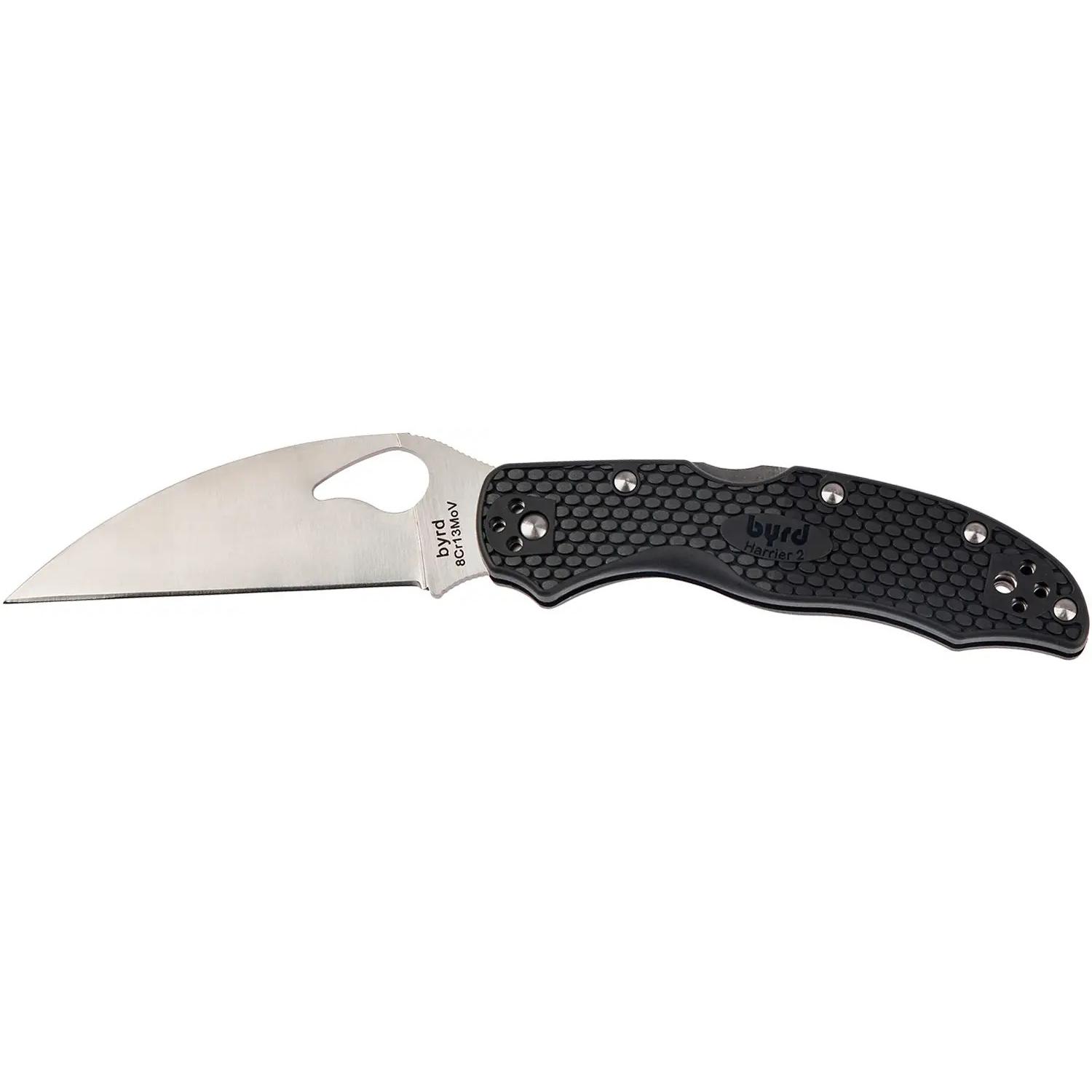 Нож Spyderco Byrd Harrier 2 Wharncliffe BY01PBKWC2 87.15.05 - фото 1