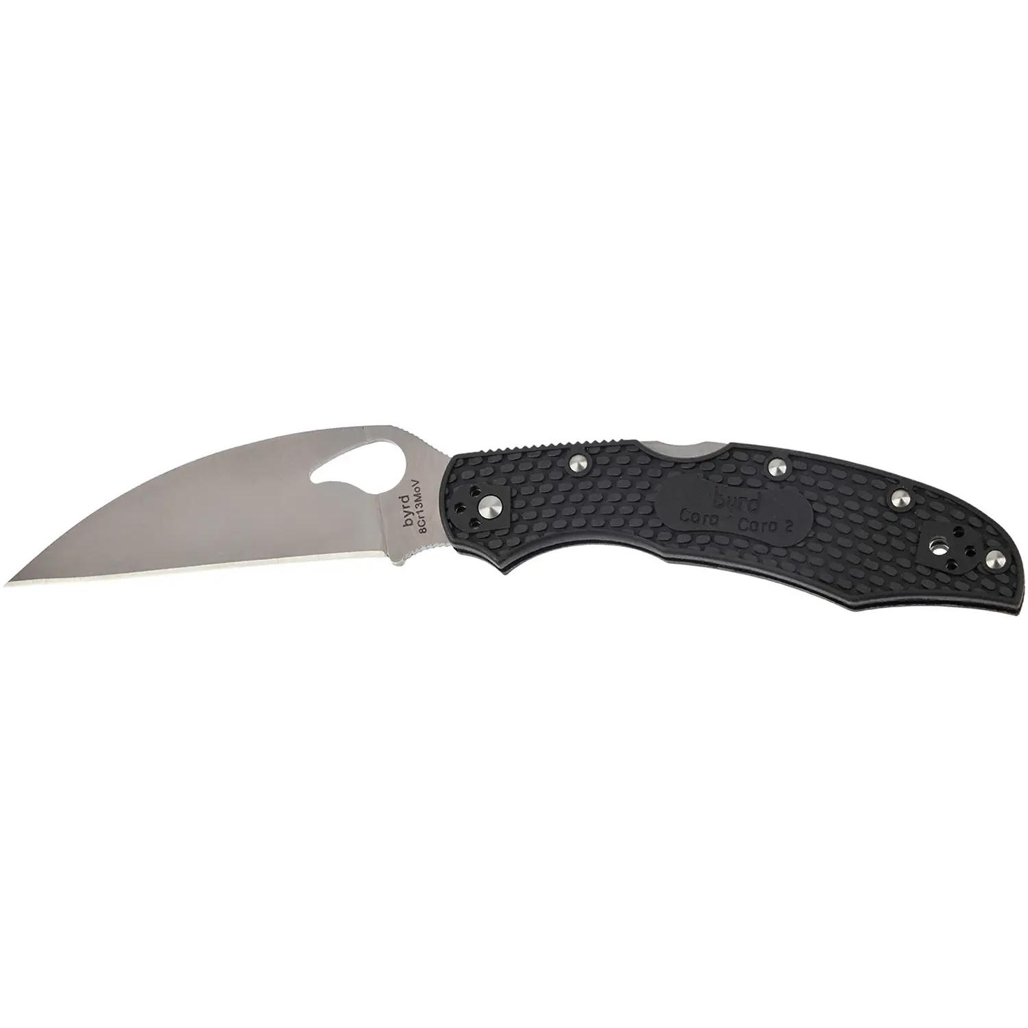 Нож Spyderco Byrd Cara Cara 2 Wharncliffe BY03PBKWC2 87.15.07 - фото 1