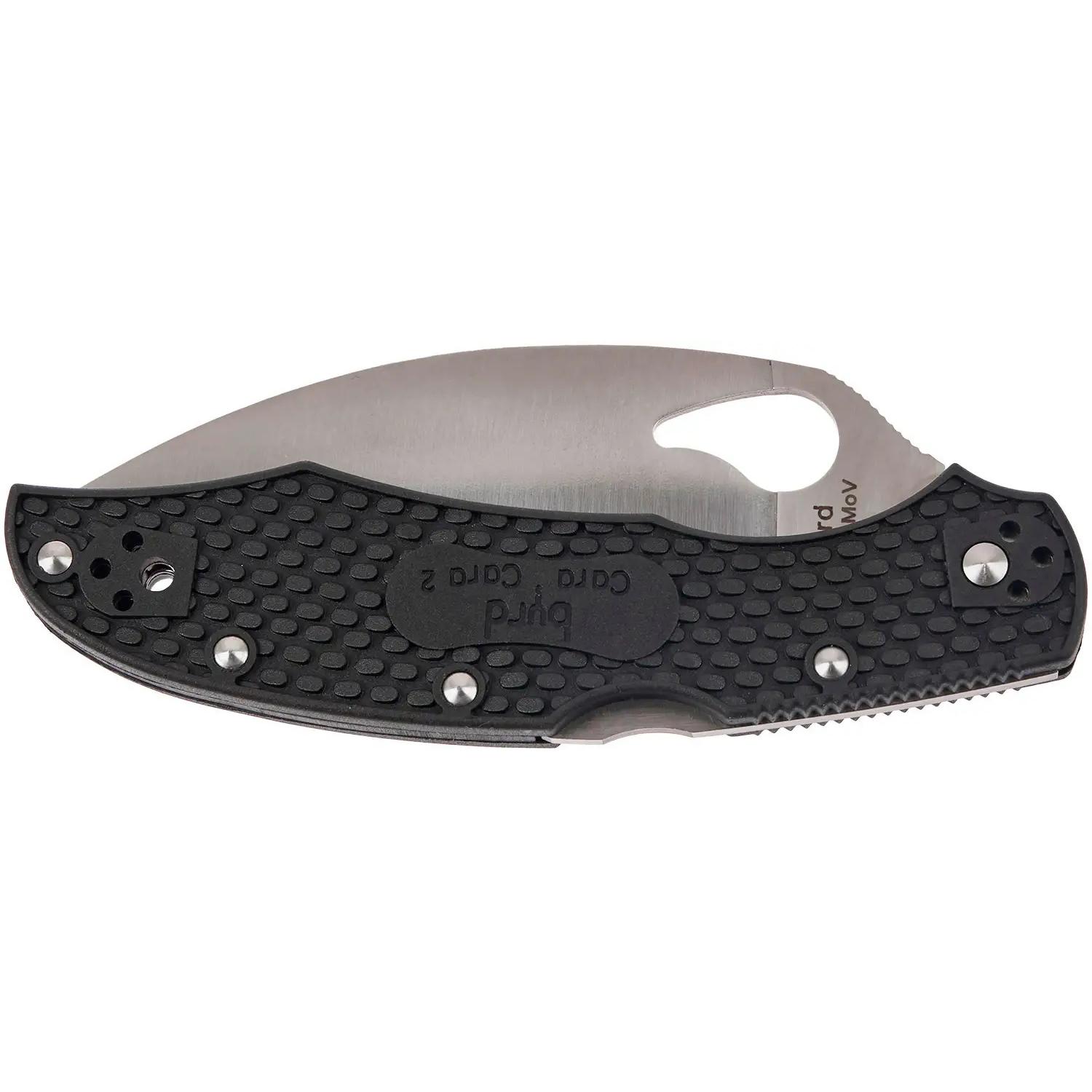 Нож Spyderco Byrd Cara Cara 2 Wharncliffe BY03PBKWC2 87.15.07 - фото 4