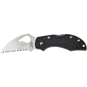 Фото Нож Spyderco Byrd Robin 2 Wharncliffe Serrated BY10SBKWC2 87.15.12