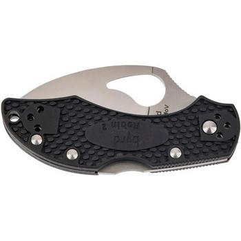 Фото Нож Spyderco Byrd Robin 2 Wharncliffe Serrated BY10SBKWC2 87.15.12