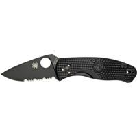 Нож Spyderco Persistence Lightweight FRN BB Half Serrated C136PSBBK 87.15.20 - фото 1