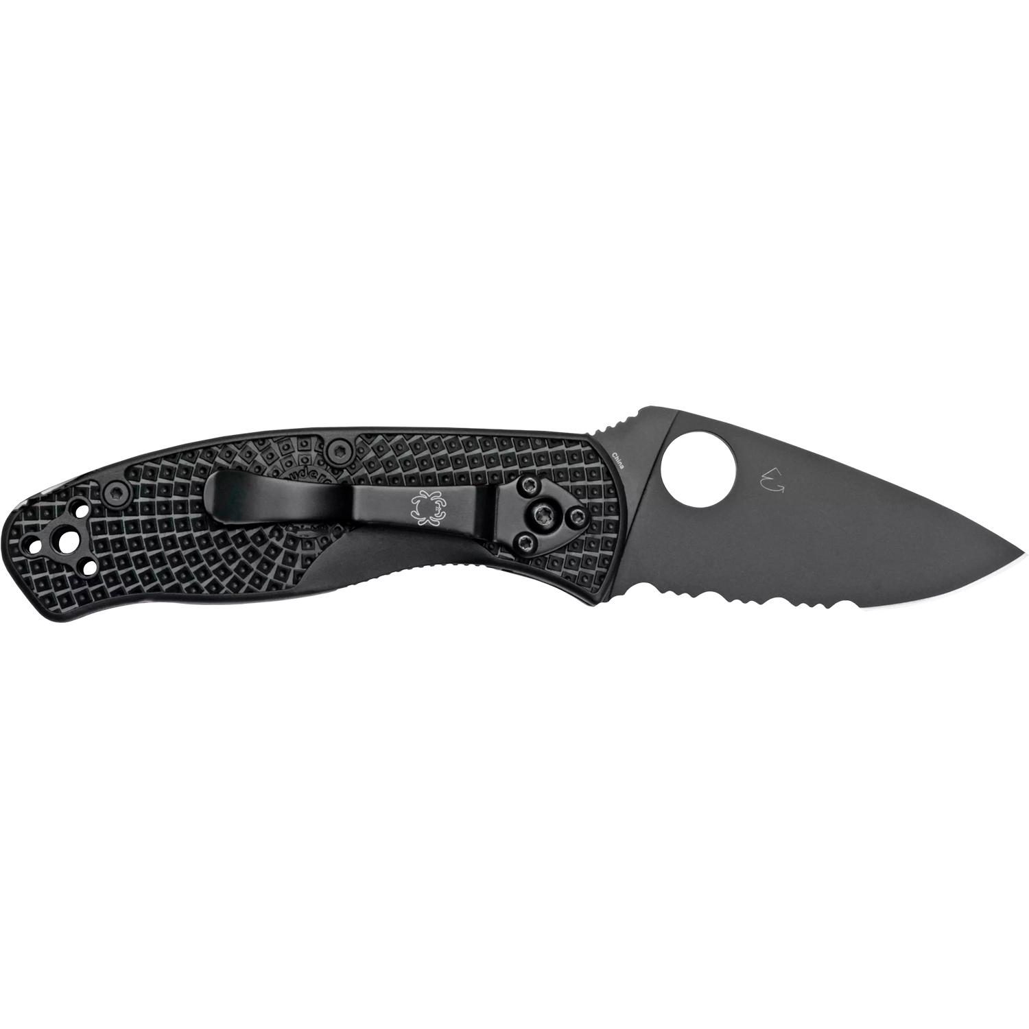 Нож Spyderco Persistence Lightweight FRN BB Half Serrated C136PSBBK 87.15.20 - фото 2