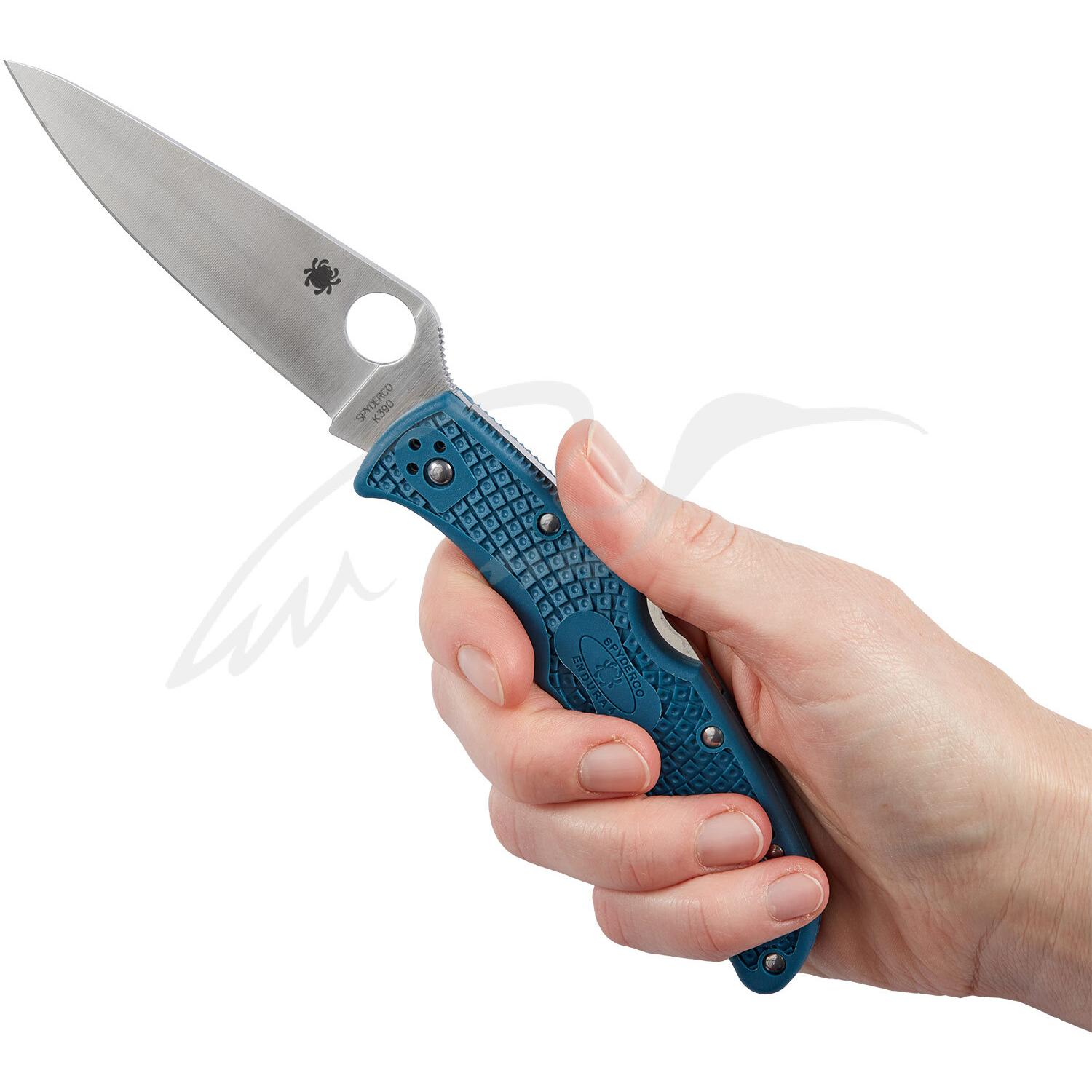 Нож Spyderco Endura Blue C10FPK390 87.15.36 - фото 5