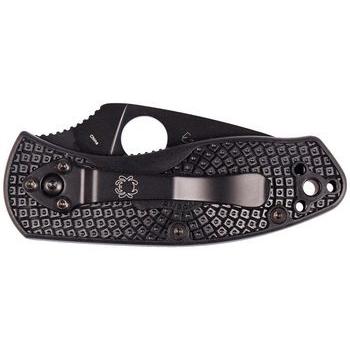 Фото Нож Spyderco Ambitious Lightweight Black Serrated C148SBBK 87.15.44