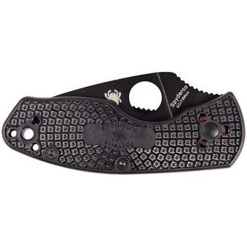 Фото Нож Spyderco Ambitious Lightweight Black Serrated C148SBBK 87.15.44