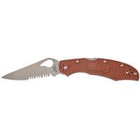 Нож Spyderco Byrd Cara Cara 2 Half Serrated Brown BY03PSBN2 87.15.58 - фото 1