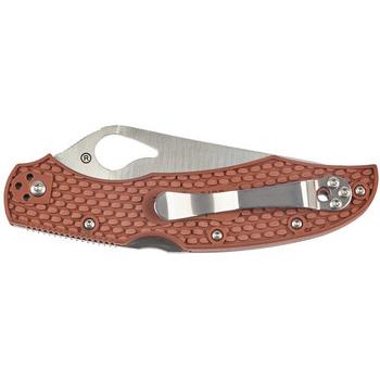 Фото Нож Spyderco Byrd Cara Cara 2 Half Serrated Brown BY03PSBN2 87.15.58