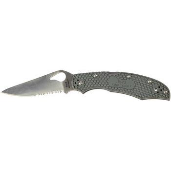 Фото Нож Spyderco Byrd Cara Cara 2 Half Serrated Gray BY03PSGY2 87.15.59