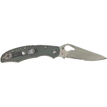 Фото Нож Spyderco Byrd Cara Cara 2 Half Serrated Gray BY03PSGY2 87.15.59