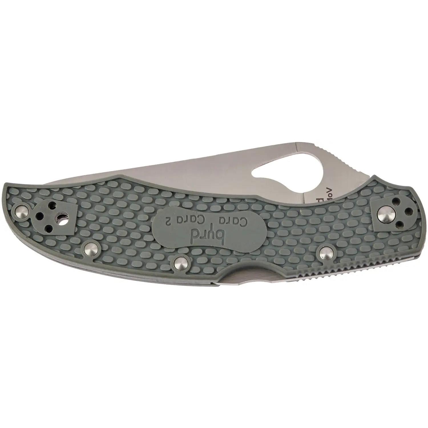 Нож Spyderco Byrd Cara Cara 2 Half Serrated Gray BY03PSGY2 87.15.59 - фото 3