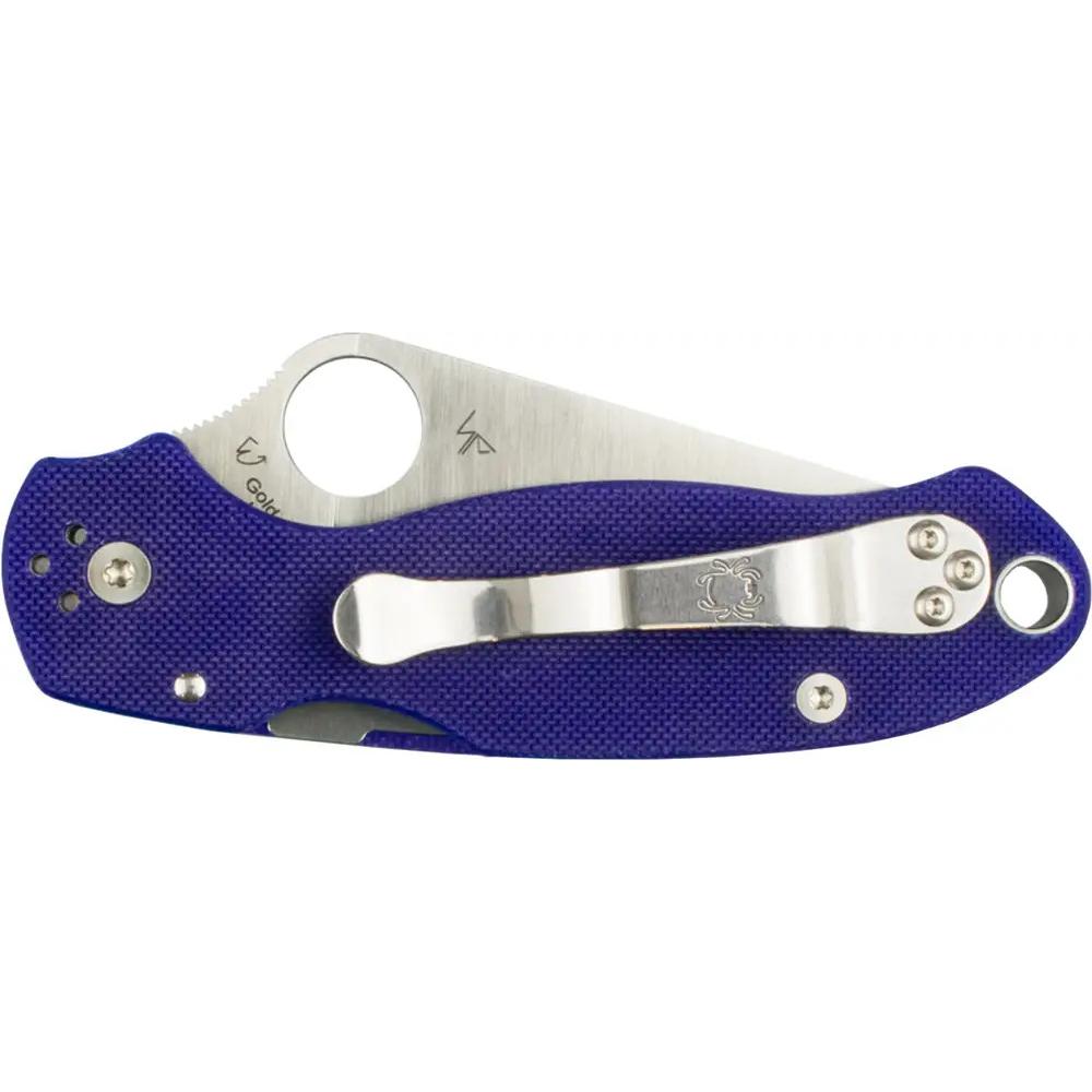 Нож Spyderco Para 3 Dark blue C223GPDBL 87.15.81 - фото 2