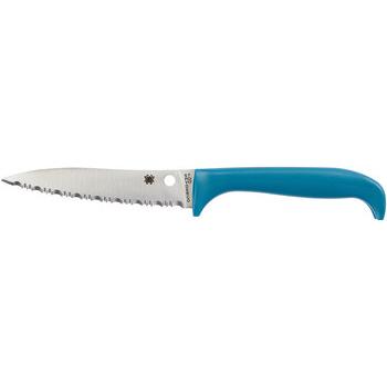 Фото Нож Spyderco Counter Puppy Blue Serrated K20SBL 87.16.11