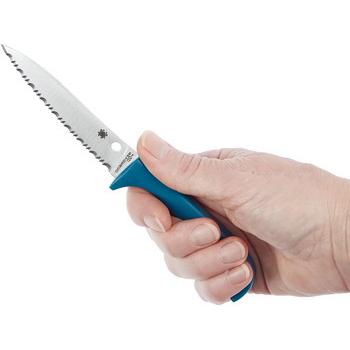 Фото Нож Spyderco Counter Puppy Blue Serrated K20SBL 87.16.11