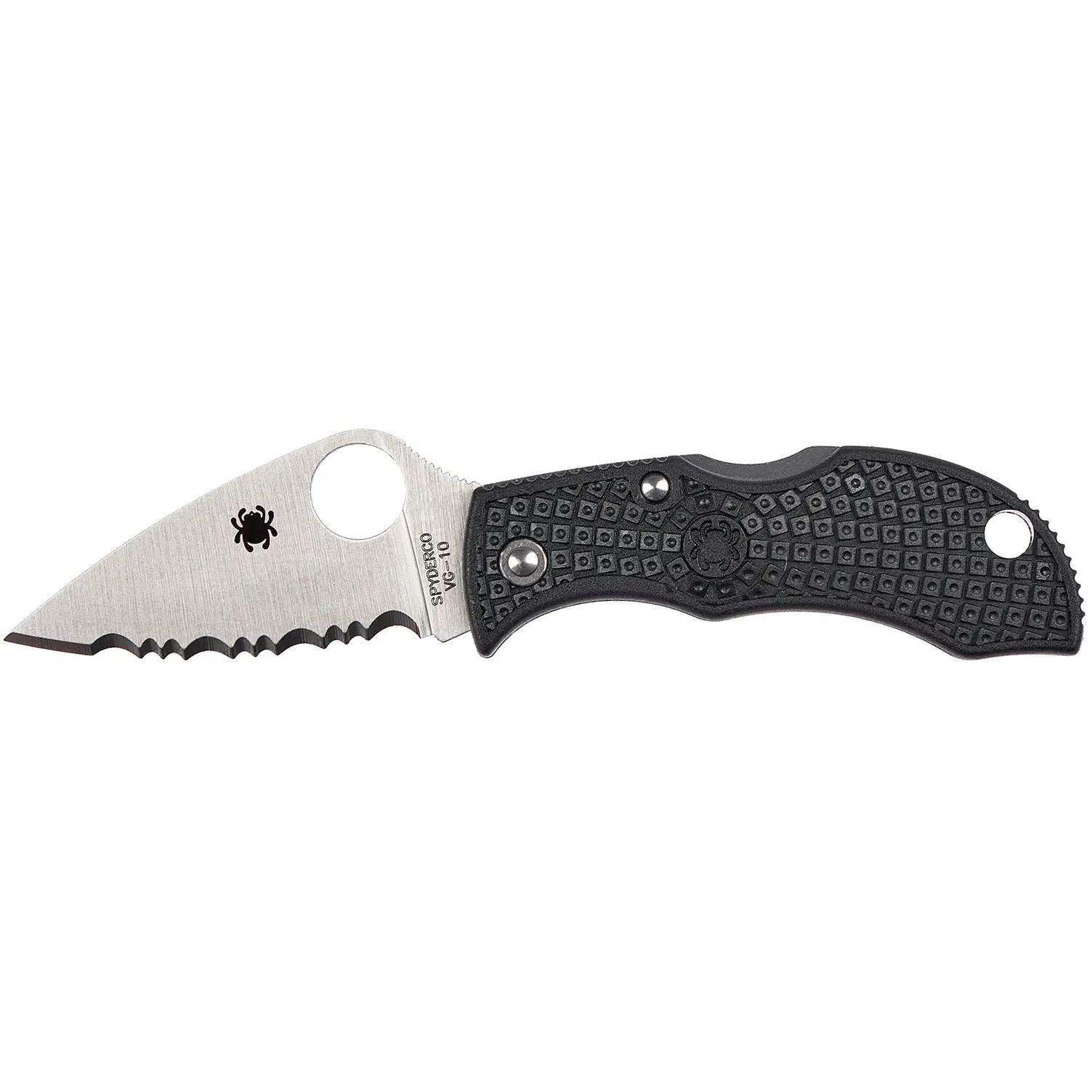 Нож Spyderco Manbug Lightweight Leaf Serrated MBKLFS 87.16.15 - фото 1