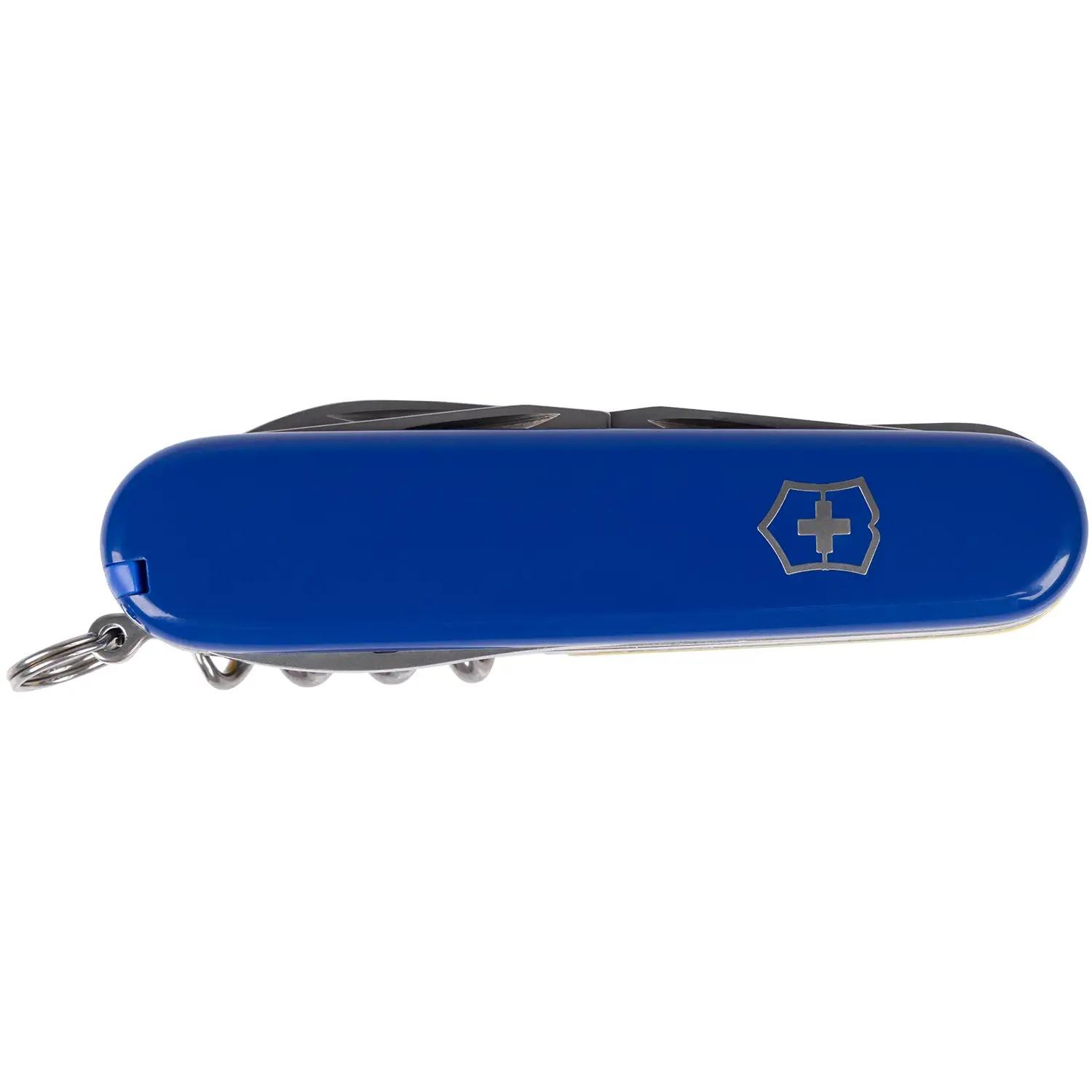 Нож VICTORINOX 1.3603.2.8 Spartan Ukraine ц:синий/желтый 1.3603.2.8 61.91.49 - фото 5