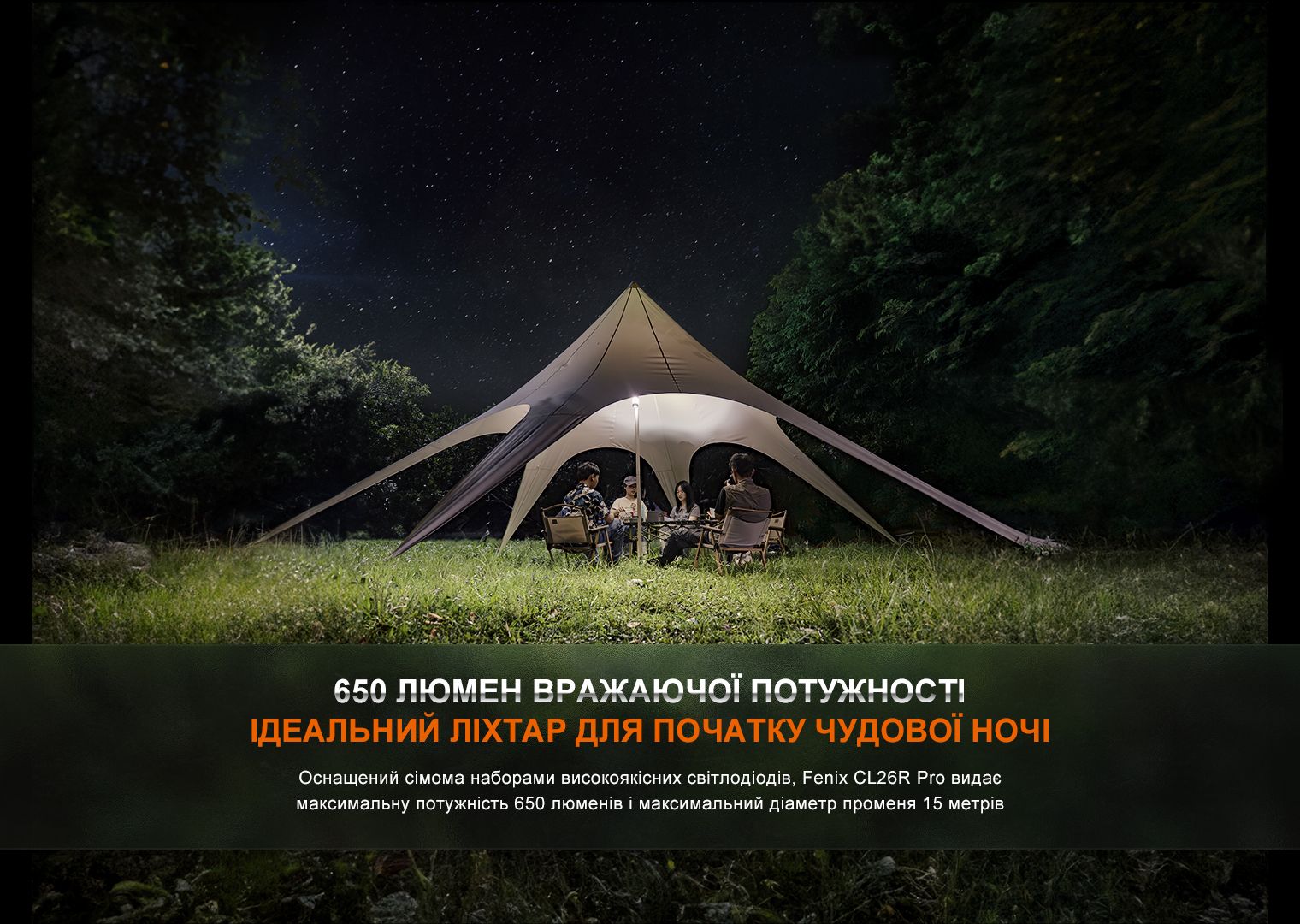 Фонарь кемпинговый Fenix CL26R Pro, мраморный белый - фото 17