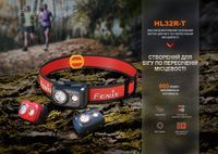Фонарь налобный Fenix HL32R-T синий - фото 17