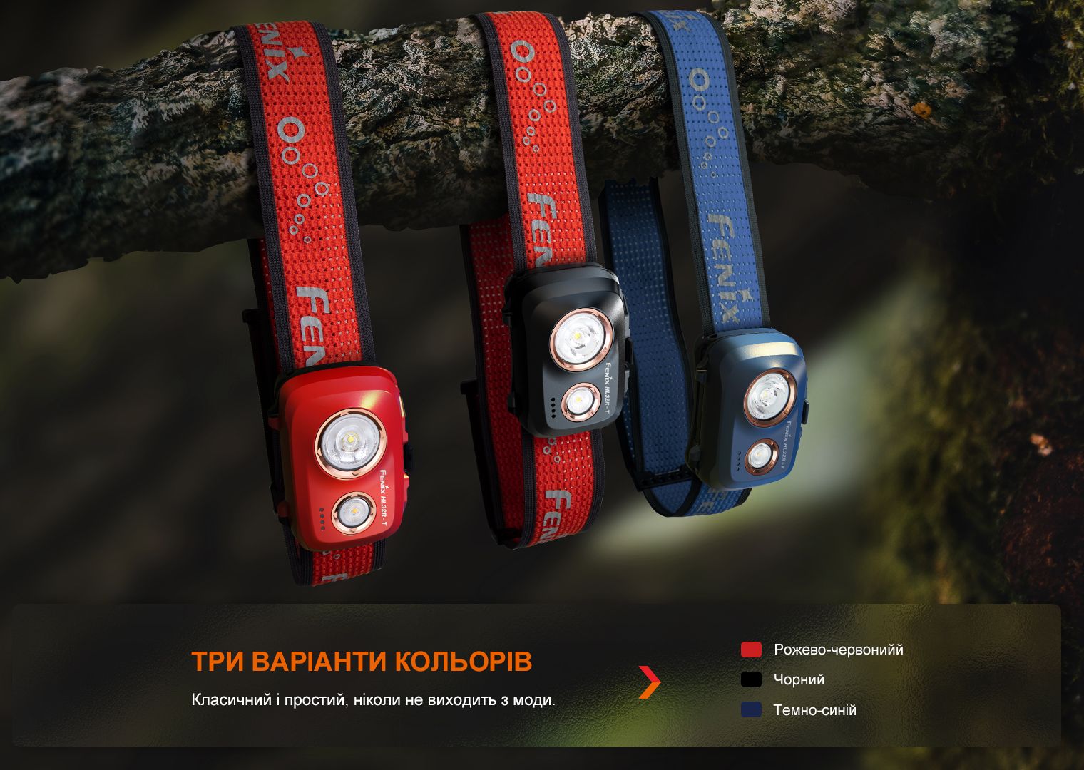Фонарь налобный Fenix HL32R-T синий - фото 6
