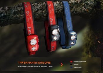 Фото Фонарь налобный Fenix HL32R-T синий
