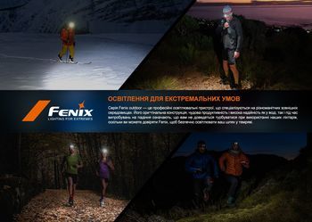 Фото Фонарь налобный Fenix HL32R-T синий
