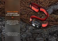Фонарь налобный Fenix HL16 AAA розовый - фото 10