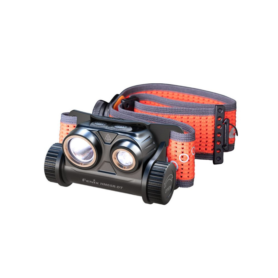 Фонарь налобный для бега Fenix HM65R-DT, черный - фото 3