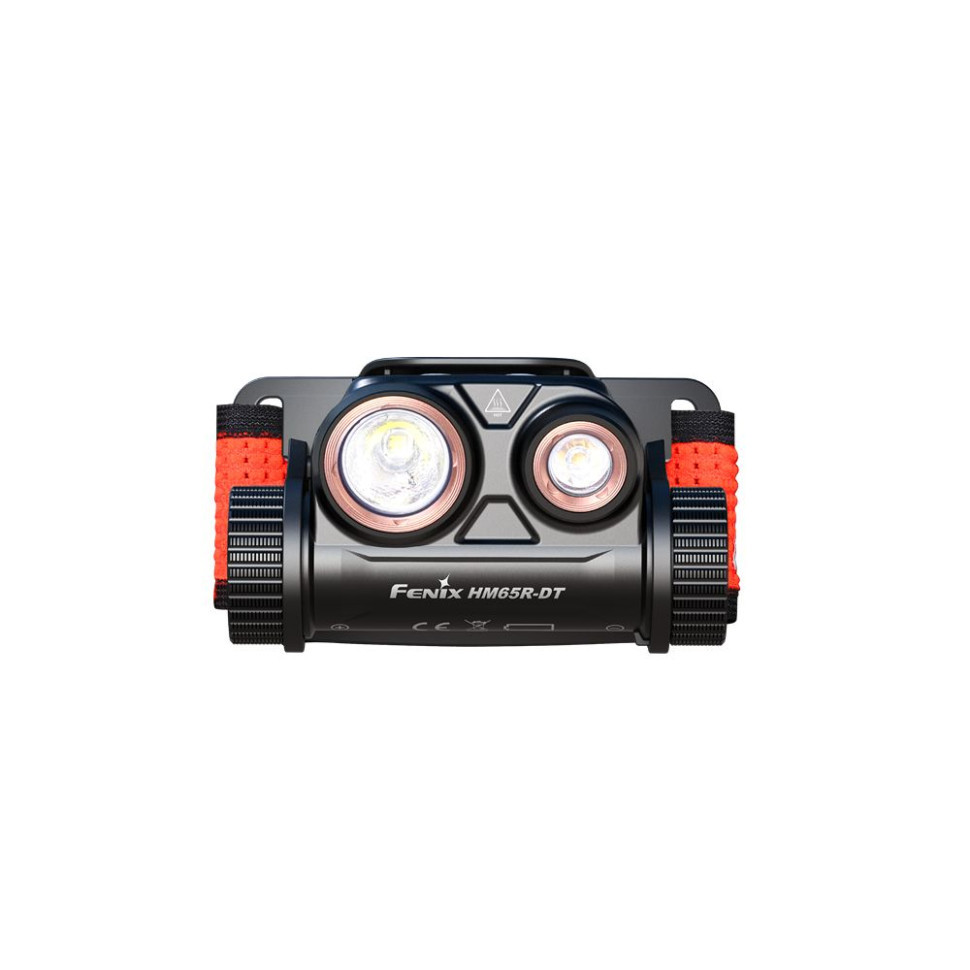 Фонарь налобный для бега Fenix HM65R-DT, черный - фото 5
