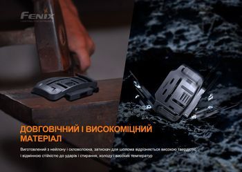 Фото Крепление на шлем для налобных фонарей Fenix ALG-04
