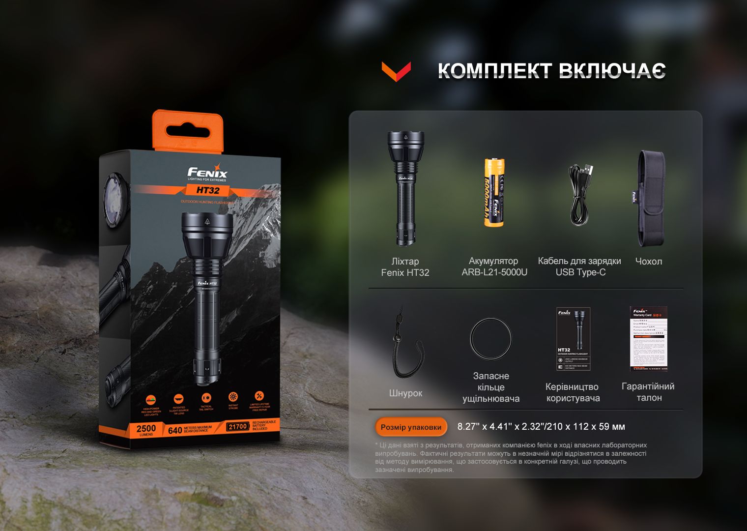 Фонарь ручной Fenix HT32 - фото 9