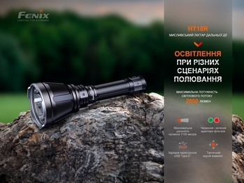 Фото Дальнобойный фонарь Fenix HT18R
