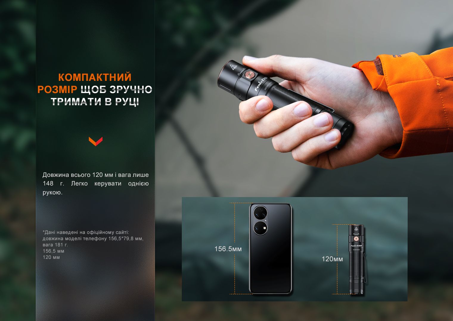 Фонарь ручной Fenix E35R - фото 19