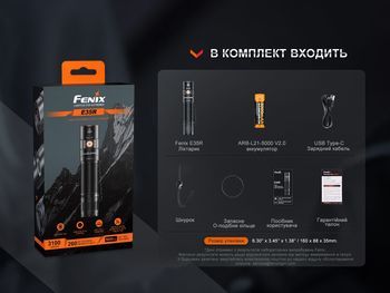Фото Фонарь ручной Fenix E35R