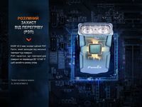 Фонарь наключный Fenix E03R V2.0, серый - фото 11
