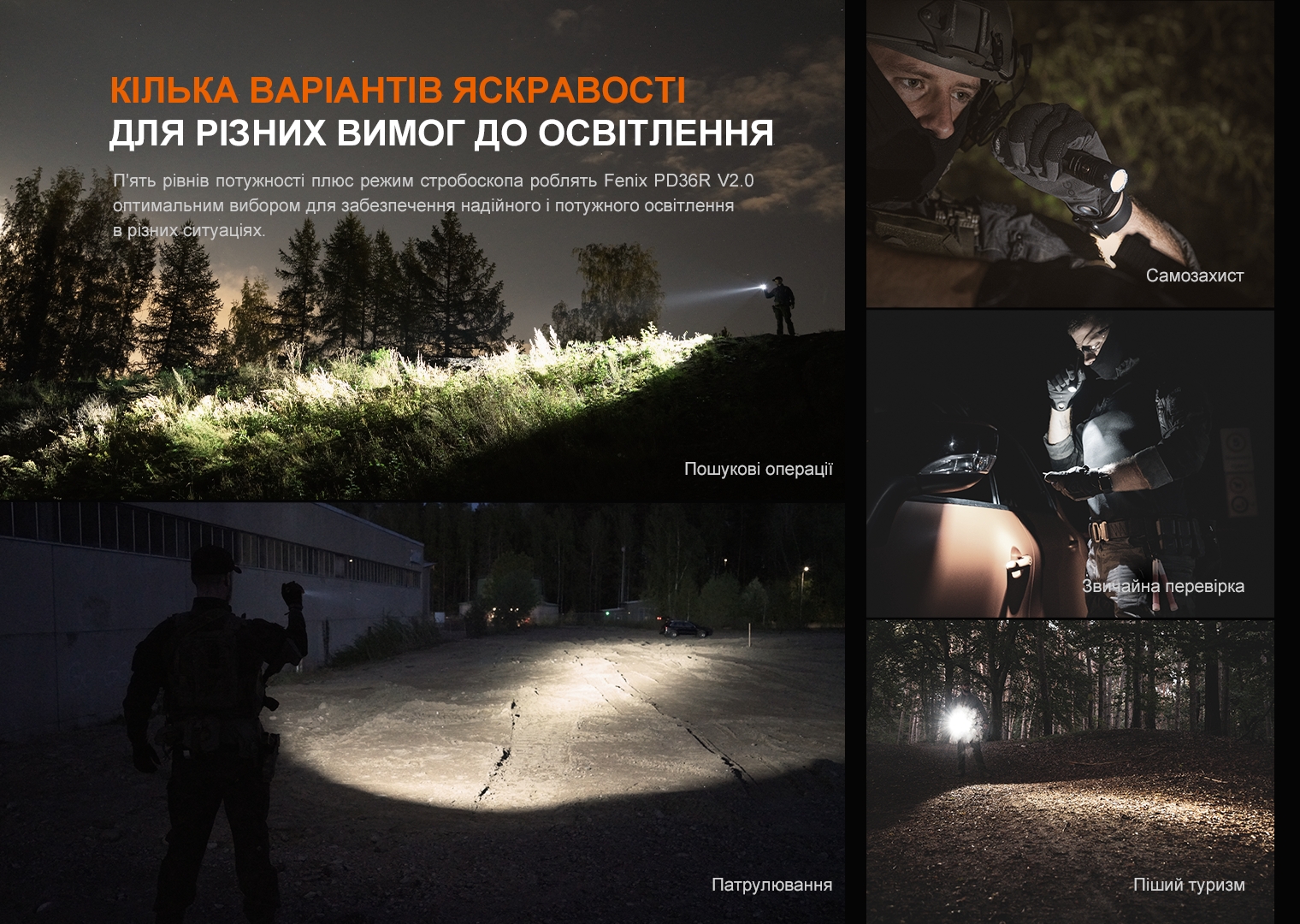 Фонарь ручной Fenix PD36R V2.0 - фото 6