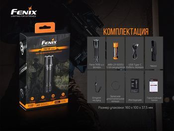 Фото Фонарь ручной Fenix TK16 V2.0, зеленый