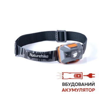 Фото Фонарь налобный Naturehike TD-02 NH00T002-D, оранжево-серый