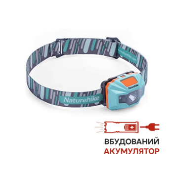 Фото Фонарь налобный Naturehike TD-02 NH00T002-D, серо-голубой