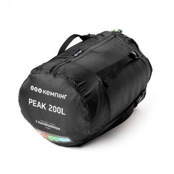 Фото Спальний мішок Кемпінг Peak 200L з капюшоном